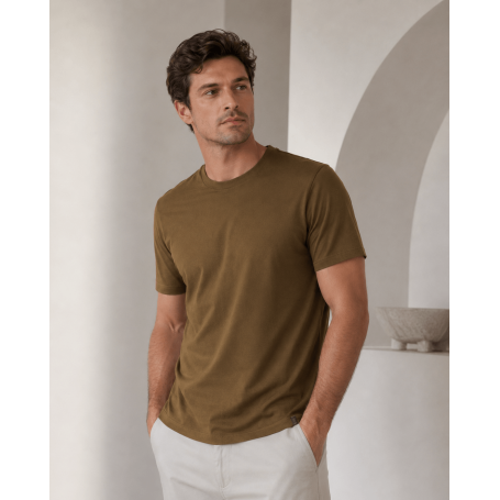 Camiseta Premium Cotton Pima Slim CA01011J | Toque Macio e Caimento Perfeito
