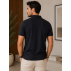 Polo Tricot Slim KJ BLACK – Estilo e Sofisticação Masculina