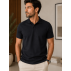 Polo Tricot Slim KJ BLACK – Estilo e Sofisticação Masculina