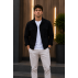 Jaqueta Jeans PACO Preta – Estilo Urbano e Atemporal