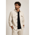 Jaqueta Sarja Overshirt Palha – Moderna e Leve Jaqueta Sarja Overshirt Palha – Moderna e Leve