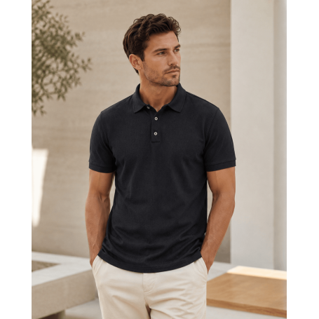Camiseta polo Tricot KJ BLACK 