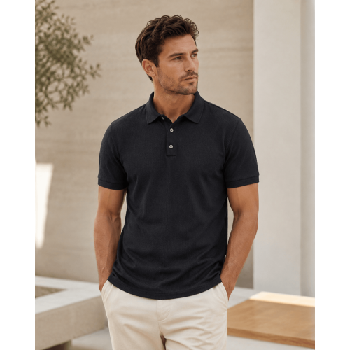 Camiseta polo Tricot KJ BLACK 