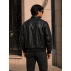 Jaqueta Vegan Leather Aviador KJ Black | Estilo e Conforto