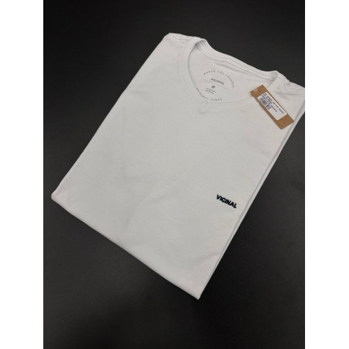 Camiseta Vicinal Gola V Original com Excelente Caimento