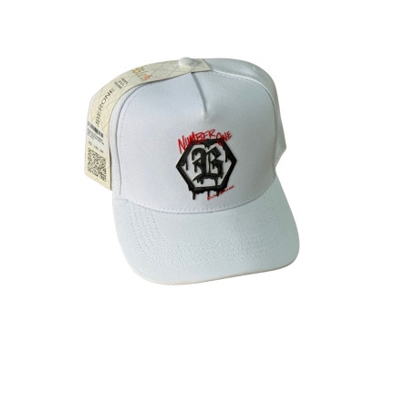 Boné Snapback BLCK Number One com Contra Aba Vermelha | Estilo Street e Identidade Forte