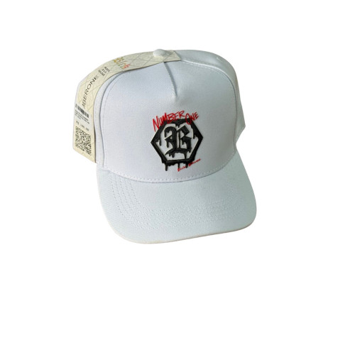 Boné Snapback BLCK Number One com Contra Aba Vermelha | Estilo Street e Identidade Forte