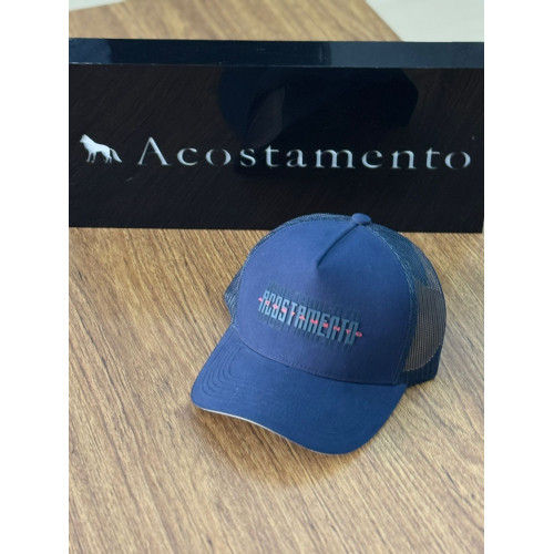 Boné Acostamento Azul Marinho com Tela | Snapback Estiloso e Ventilado Boné Acostamento Azul Marinho com Tela | Snapback Estiloso e Ventilado