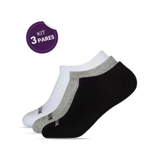 Kit Meia Invisível com 3 Pares | Conforto e Discrição | GS Exclusive Kit Meia Invisível com 3 Pares | Conforto e Discrição | GS Exclusive