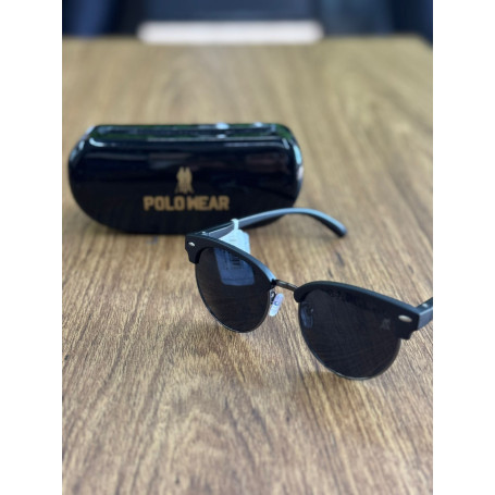 Óculos de Sol Polo Wear Preto Fosco | Estilo Minimalista | GS Exclusive