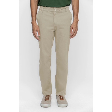 Calça Sarja Flex Color Slim Bege KJ BLACK | Estilo e Conforto Casual