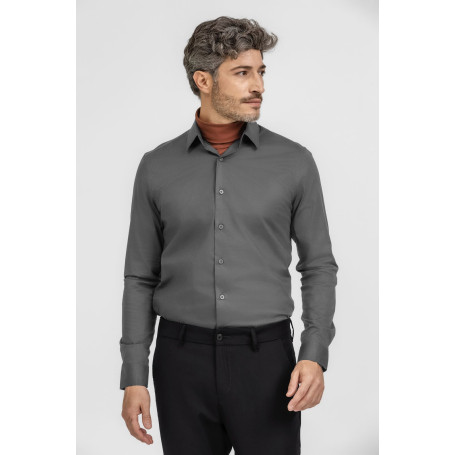 Camisa Office Premium Fio 50 FLEX ML | Elegância com Conforto Profissional
