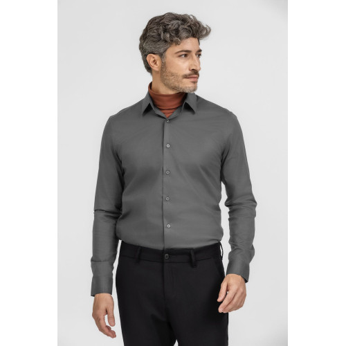 Camisa Office Premium Fio 50 FLEX ML | Elegância com Conforto Profissional