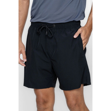 Shorts Nylon UV50 Masculino Preto | Conforto & Proteção KJ BLACK