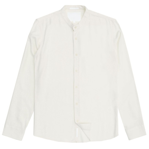 Camisa de Linho Gola Padre KJ BLACK Natural | Estilo e Leveza