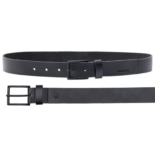 Cinto de Couro Estreito Preto Masculino | Elegância Minimalista Cinto de Couro Estreito Preto Masculino | Elegância Minimalista