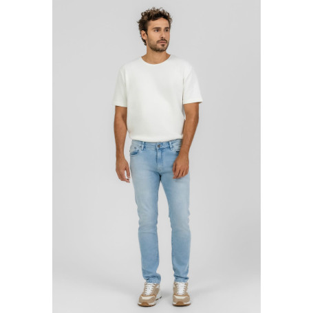 Calça Jeans Blue Slim Flexdenim King Joe | Estilo e Conforto