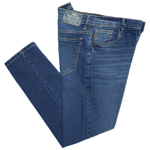 Calça Jeans Blue Black Skinny King Joe – Estilo Urbano e Versatilidade Calça Jeans Blue Black Skinny King Joe – Estilo Urbano e Versatilidade