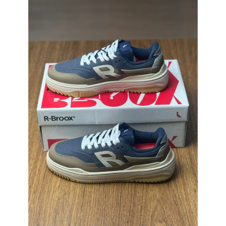 Tênis Reserva R Broox Caqui/Marinho – Estilo, Conforto e Versatilidade