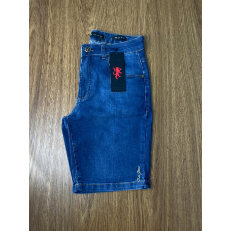 Bermuda Jeans Paco Lisa Escura – Estilo Clássico e Versátil