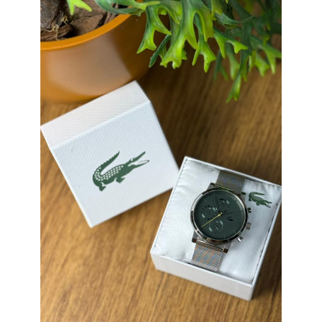 Relógio Lacoste Quartzo com Caixa e Fundo Verde | Original com NF