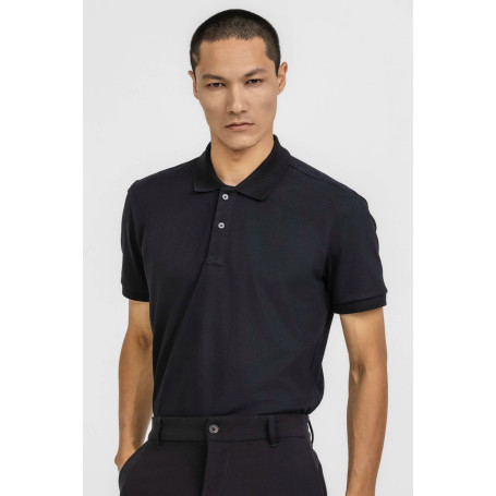 Polo Pima KJ Black Slim Fit Estilo Premium
