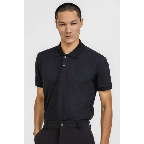 Polo Pima KJ Black Slim Fit Estilo Premium