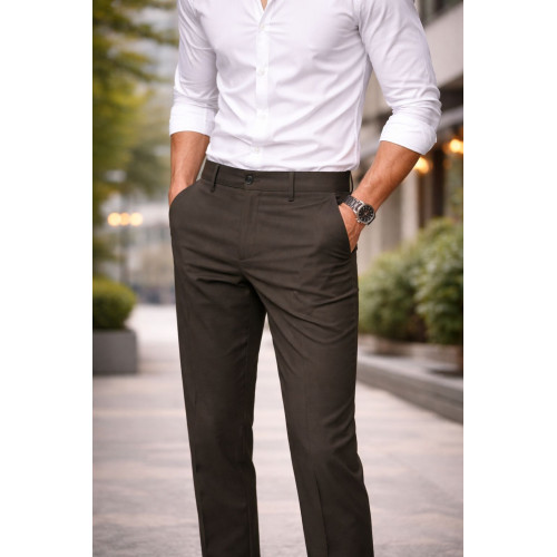 Calça Alfaiataria Cetim Flex KJ Black Elegância Moderna