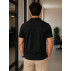 Polo KJblack Tricot Vintage Slim Masculina – Elegância Casual com Caimento Slim