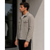 Jaqueta K&J Black Malha Ponto Trucker Masculina Moderna
