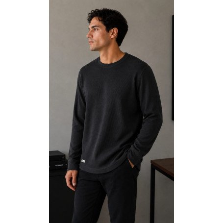 Suéter King&Joe Tricot Casual Estilo Moderno