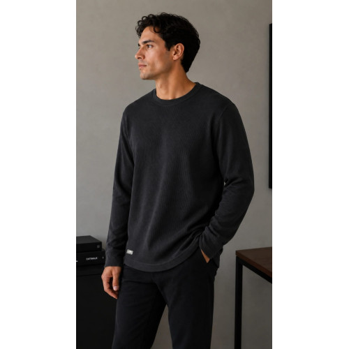 Suéter King&Joe Tricot Casual Estilo Moderno