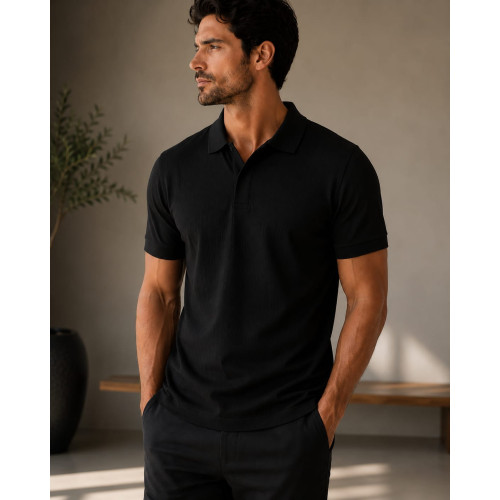 Polo Tricot Glasgow Masculina Premium Conforto e Elegância