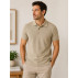 Camisa Polo Tricô Slim Masculina com Design Sofisticado