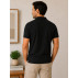 Camisa Polo Tricô Slim Masculina com Design Sofisticado