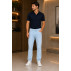 FlexDenim Sky Blue Slim – Modernidade e Versatilidade