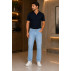 King&Joe FlexDenim Dark Blue Skinny com Ajuste Perfeito