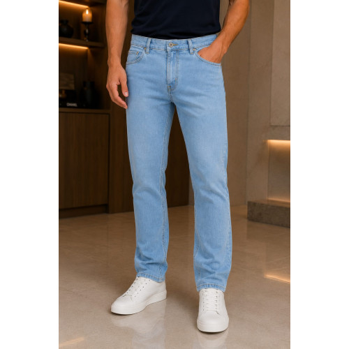 King&Joe FlexDenim Dark Blue Skinny com Ajuste Perfeito