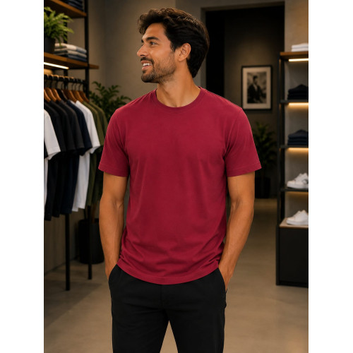 Camiseta Slim Fit KJ Black em Cotton Flex – Visual Sofisticado Camiseta Slim Fit KJ Black em Cotton Flex – Visual Sofisticado