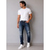 Calça Jeans Skinny Jogador Masculina Moderna e Estilosa